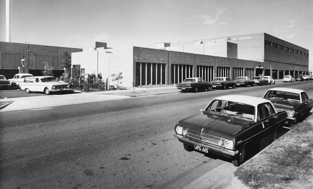 View from Cochranes Road, circa 1974.