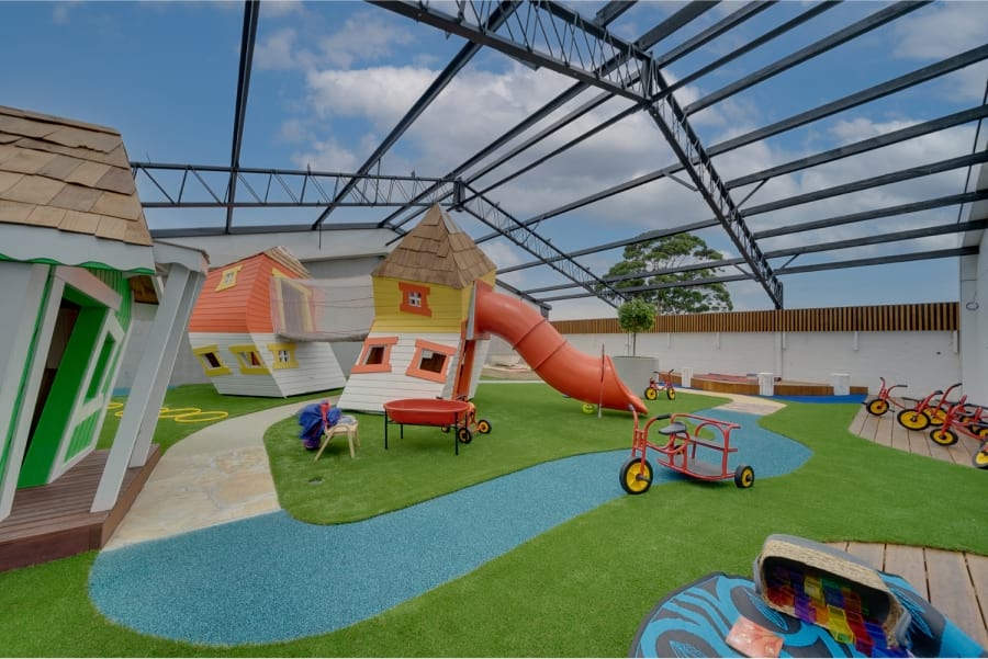 play area, outdoor play area, outdoors, plant, chair, furniture, indoors